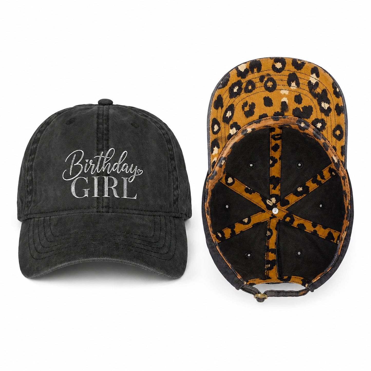 Birthday Girl Women’s Pigment-Dyed Cap – Embroidered Vintage Baseball Hat