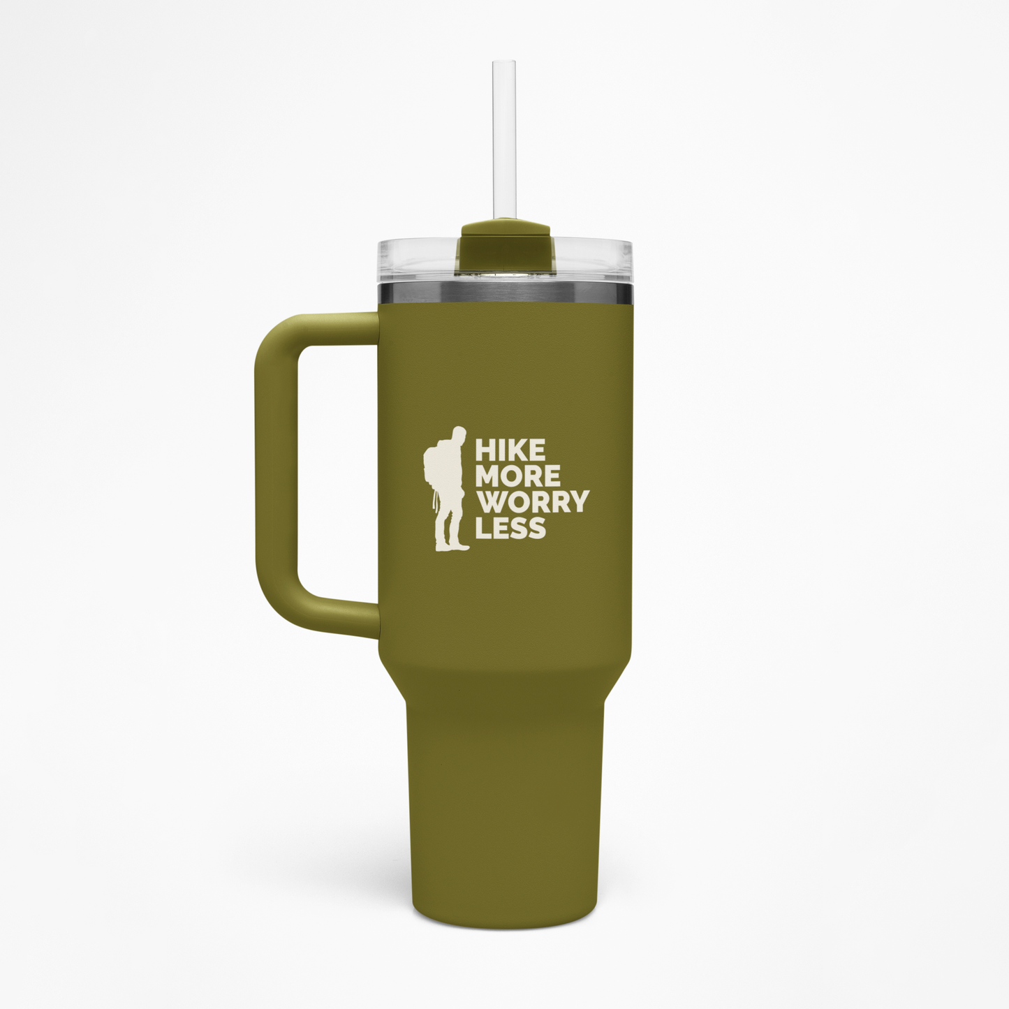 Hike More Worry Less Insulated Travel Mug, 40oz