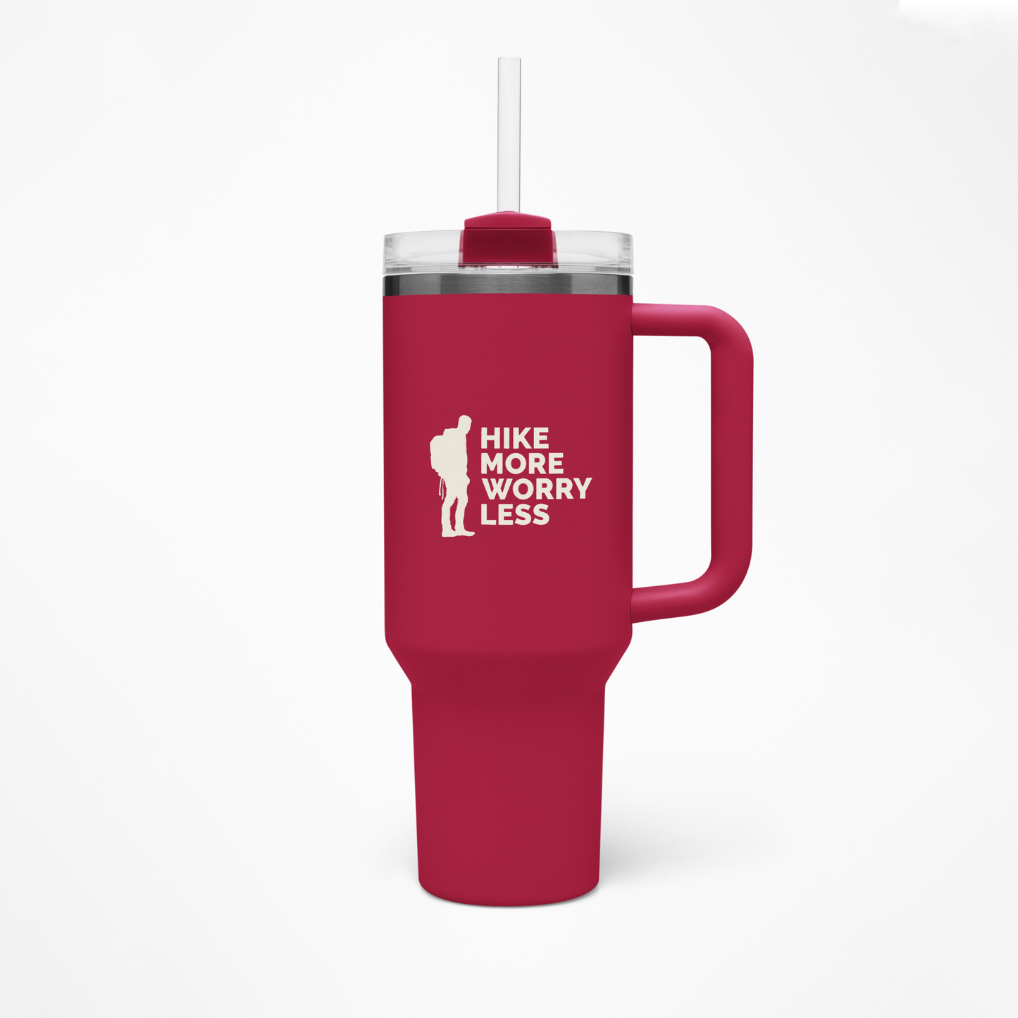 Hike More Worry Less Insulated Travel Mug, 40oz