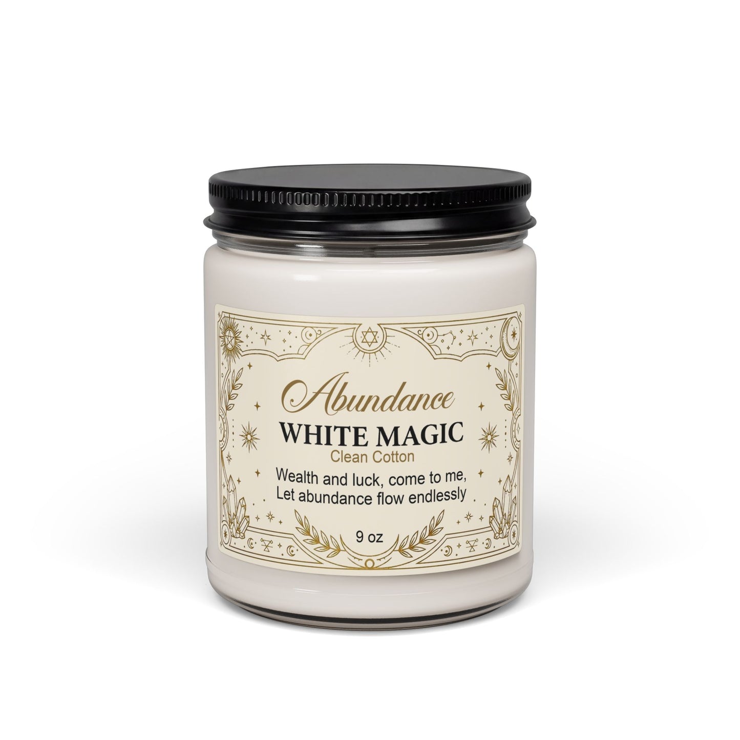 White Magic ‘Abundance’ Scented Soy Candle — 9oz