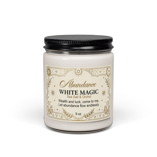 White Magic ‘Abundance’ Scented Soy Candle — 9oz