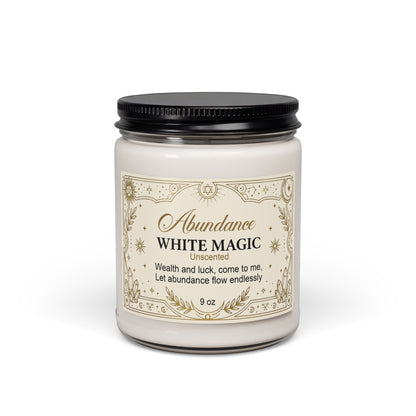White Magic ‘Abundance’ Scented Soy Candle — 9oz