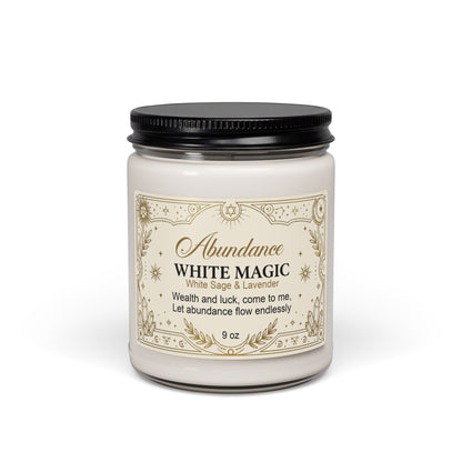 White Magic ‘Abundance’ Scented Soy Candle — 9oz