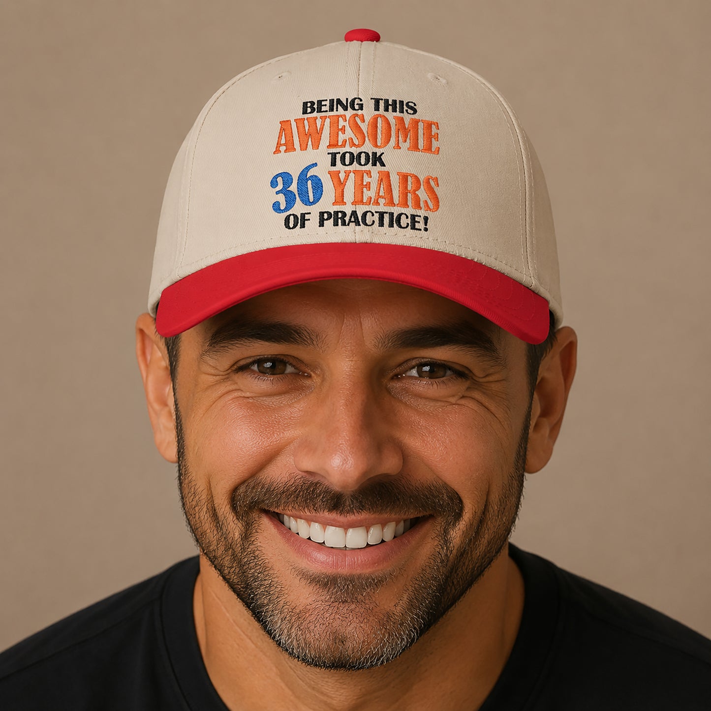 Custom Mid-Profile Baseball Cap – "Being This Awesome Took... Years of Practice"