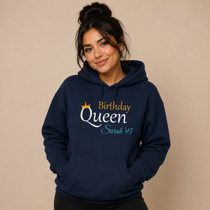 Personalized Birthday Hoodie — Fleece Pullover
