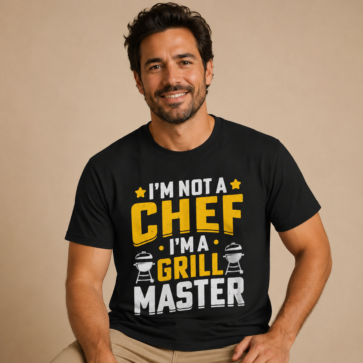 Grill Master Unisex Heavy Cotton Tee - Perfect Gift for BBQ Lovers