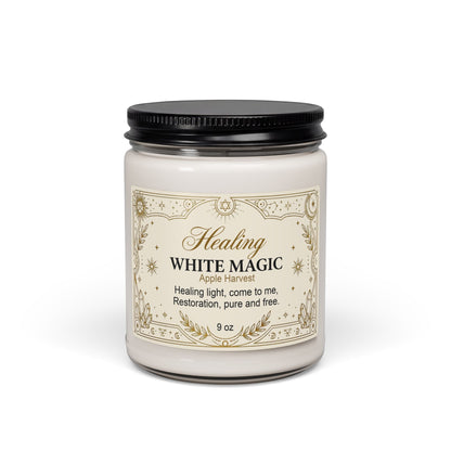 Healing White Magic Scented Soy Candle  –  9 oz