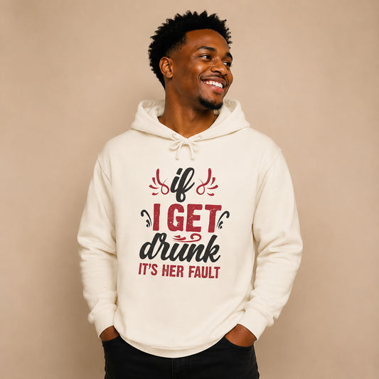 Playful Lightweight Hooded Sweatshirt, Perfect for Parties