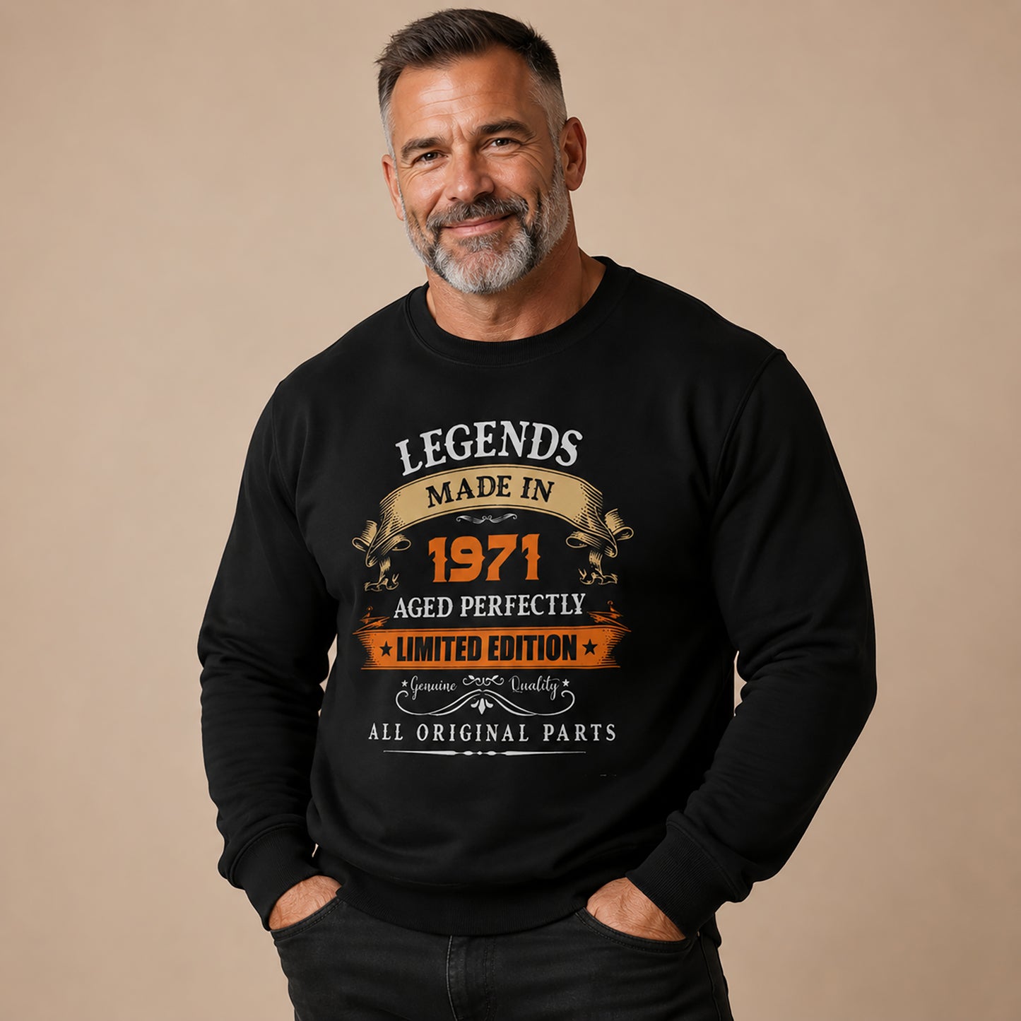 Legends Made In Custom Birthday Sweatshirt