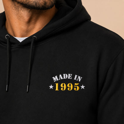 Custom Embroidered Vintage Birthday Hoodie