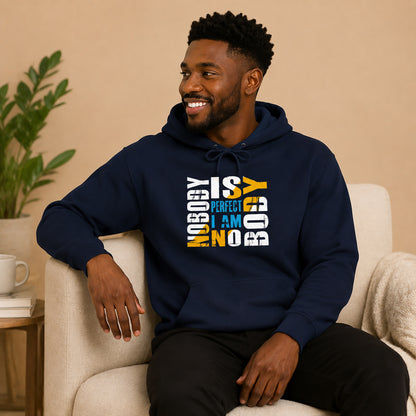 Nobody is Perfect Unisex Hoodie – Comfortable Sweatshirt for Everyday Wear