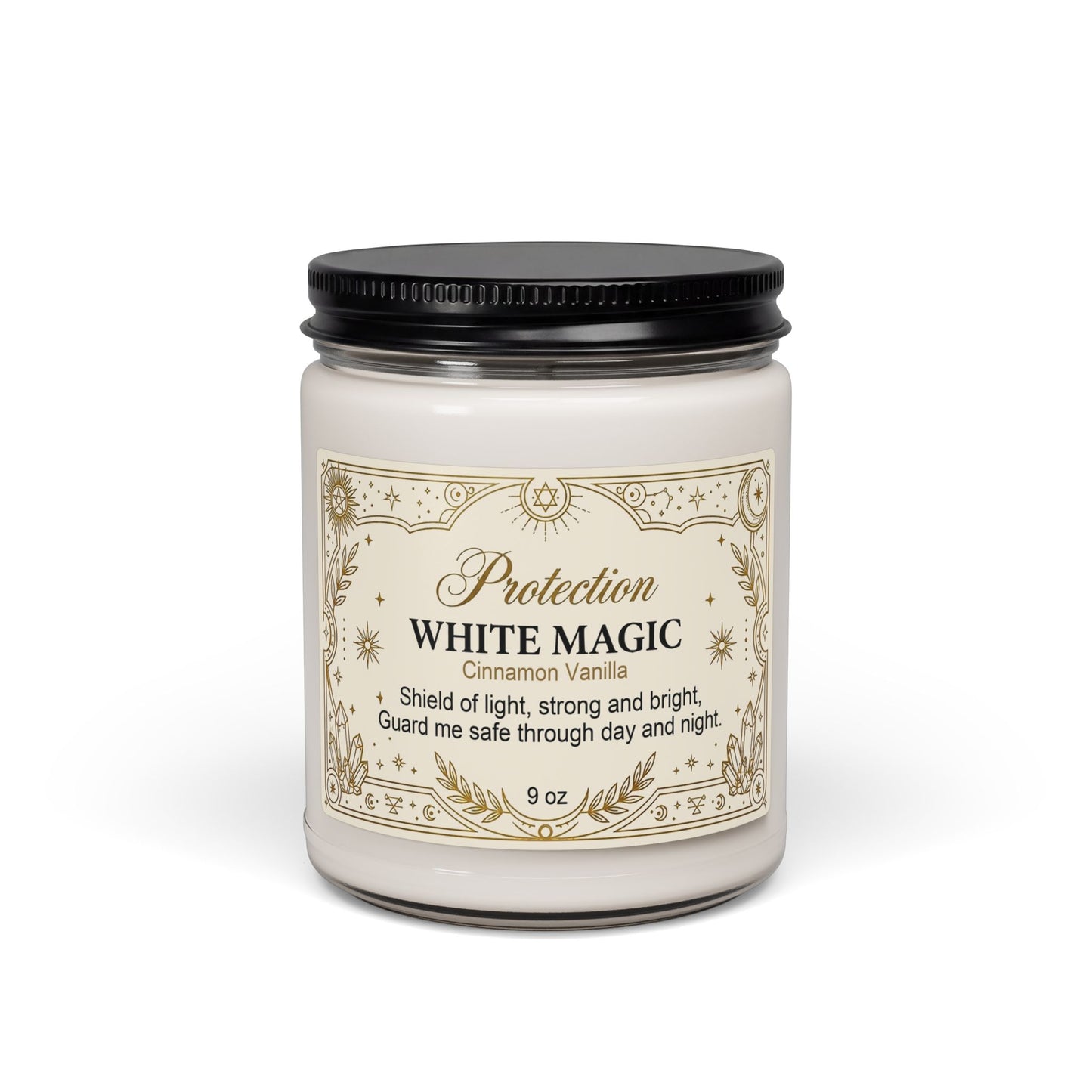 White Magic Protection Scented Soy Candle - 9 oz