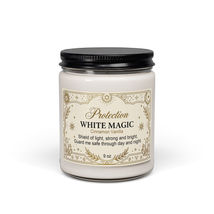 White Magic Protection Scented Soy Candle - 9 oz
