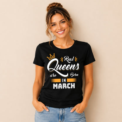 Real Queens Are Born iBirthday T-Shirt