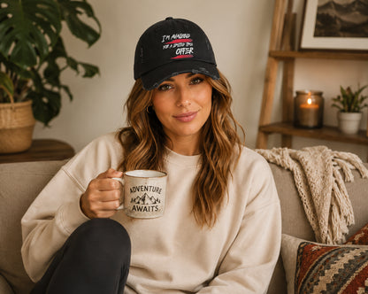 I'm Available For A Limited Time Offer Unisex Distressed Cap