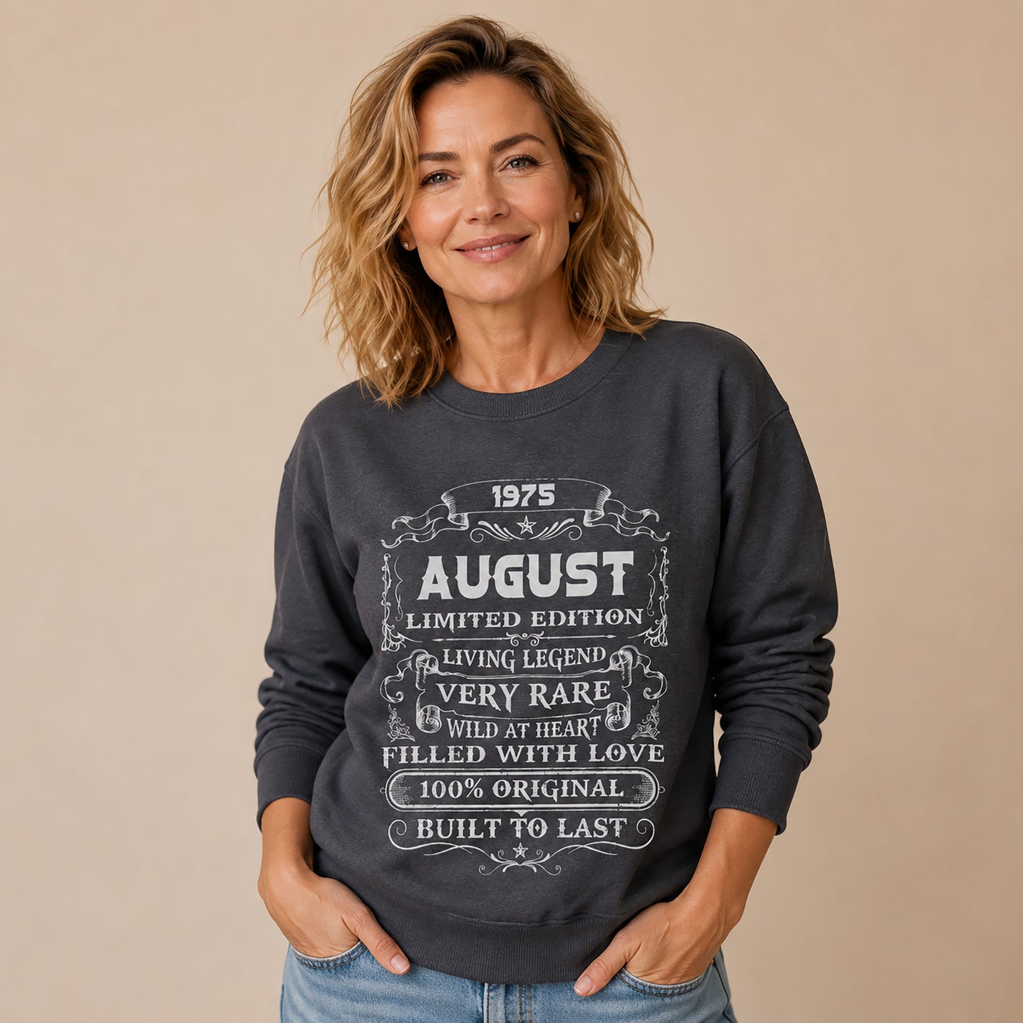 Living Legend Customizable Crewneck Sweatshirt - Birthday Gift