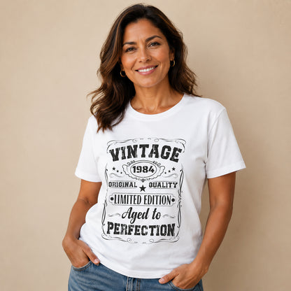 Vintage Style T-Shirt — "Limited Edition Aged to Perfection"