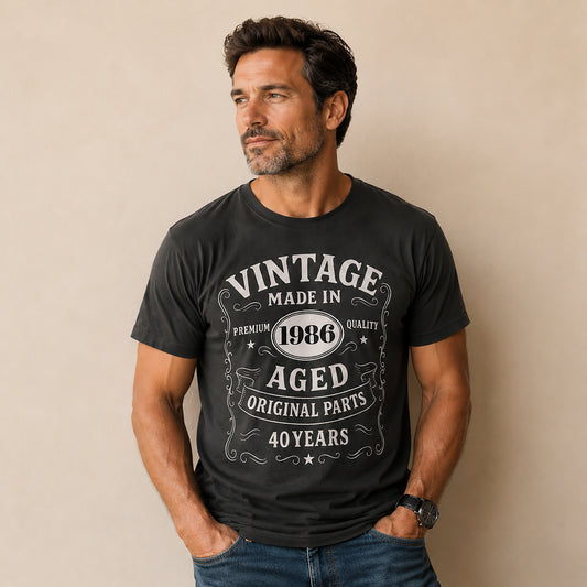 Vintage Retro Birthday T-Shirt